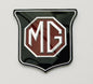 MGB & MGBGT / MGB GT Midget Red & Black Front Grill Badge, MG part ARA2148
