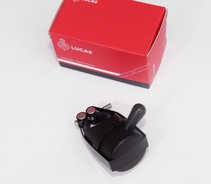 Lucas 31482 Handlebar 7/8" Black Round Lever Dip Switch, Triumph BSA Norton AJS
