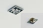 Riley Triangular Blue Enamel and Chrome British Made Quality Pin Badge
