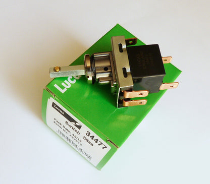 3 Position MGB Pull Lights Switch 58SA Lucas 34477, Leyland / BMC part BHA4578