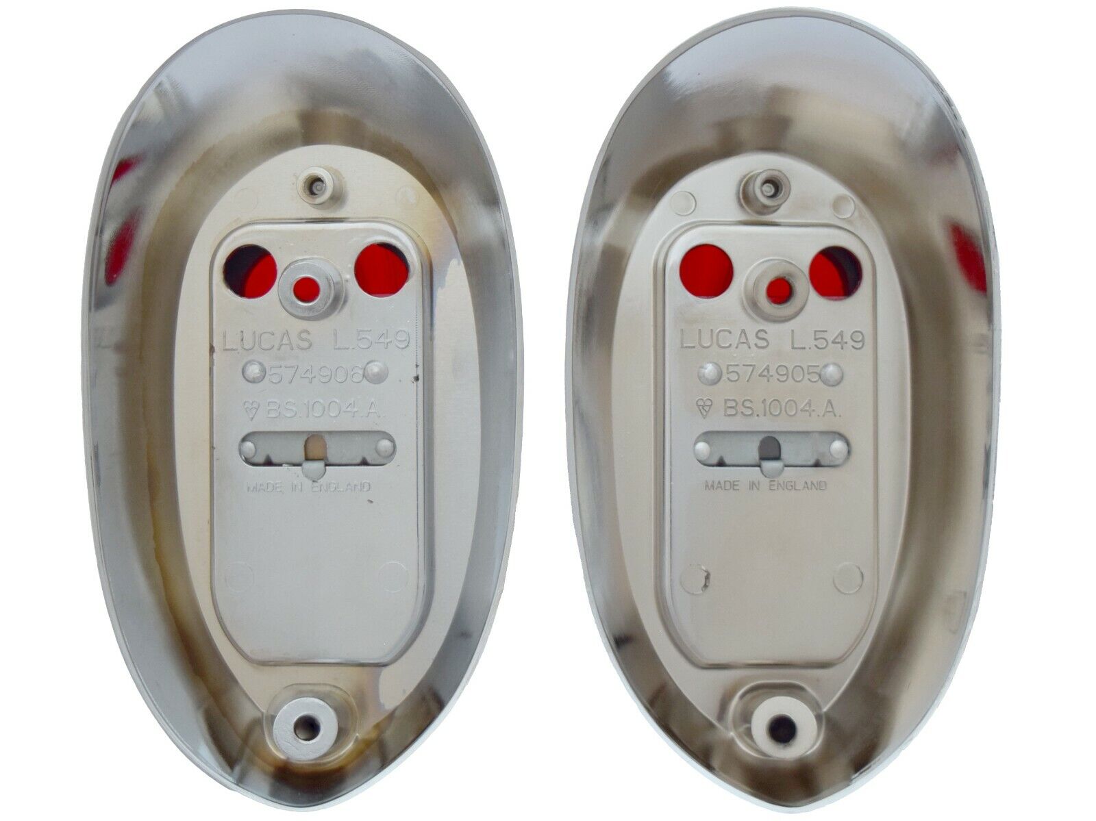 Pair of L549 Rear Lights for Morris Minor 37H5161 & 37H5162, 53576 & 53577
