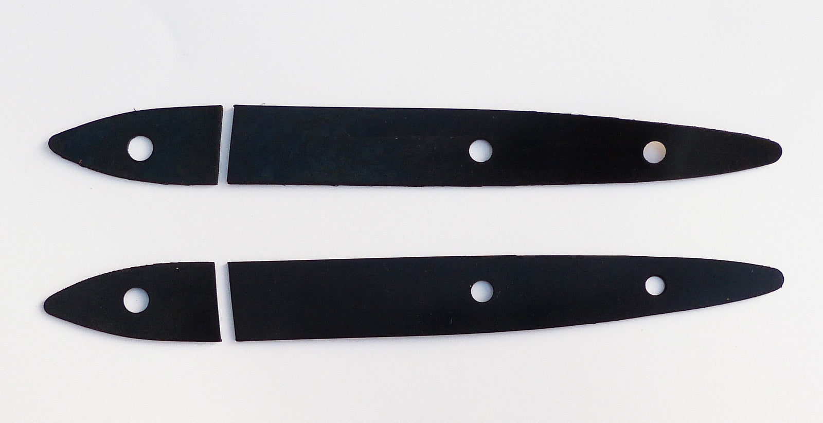 Pair Austin Morris Minor Rubber Boot Hinge Gaskets, Morris part BLF107 