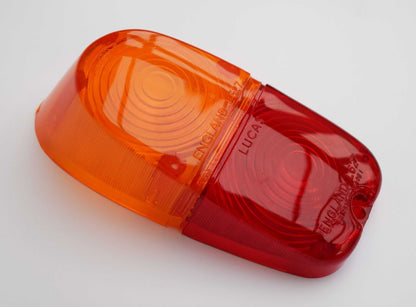 Lucas L627 Rear Red & Amber Indicator Lens, Jaguar Jaguar XK150, Jaguar Mk2 Mk9