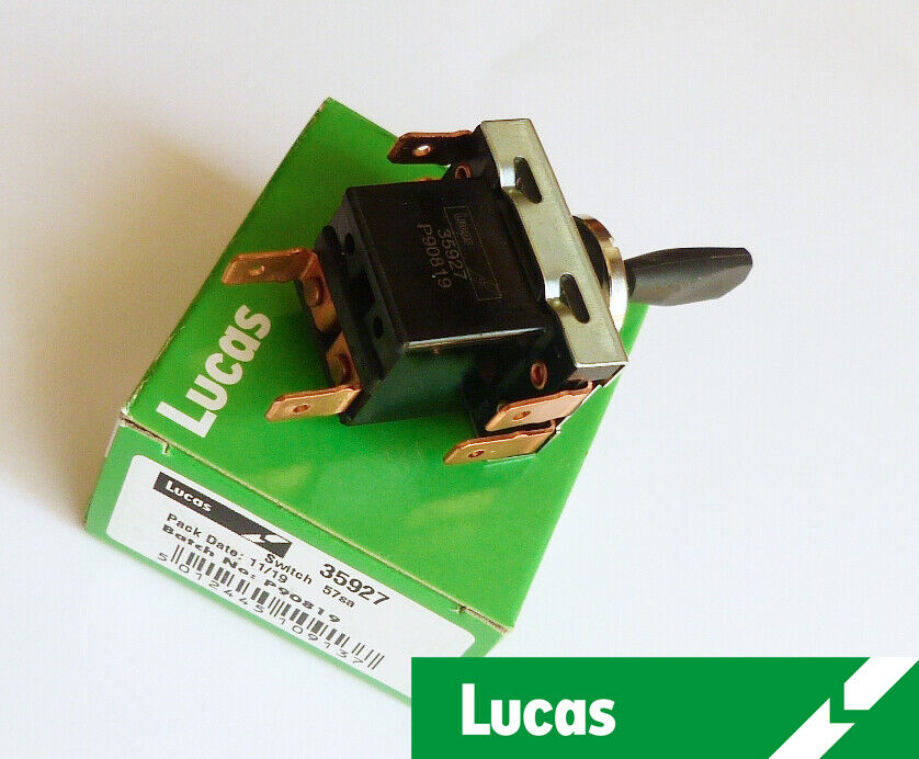 Lucas 35927 3 Position Wiper Switch 57SA, MGB, MGC, Land Rover BHA4786