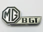 MGBGT / MGB GT British Made Concourse Silver & Black Tailgate Boot Badge HZA5024