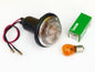 Lucas L488 Clear Flasher / Indicator Lamp with Glass Lens & Amber Bulb, ACC5524C
