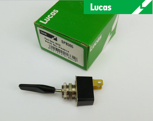 Lucas SPB365 Momentary Long Lever Toggle Switch, MG, Mini,  Classic or Kit Car