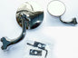 Quarterlight Clamp-On Classic Car Circular 3" Overtaking Mirror for MG Triumph