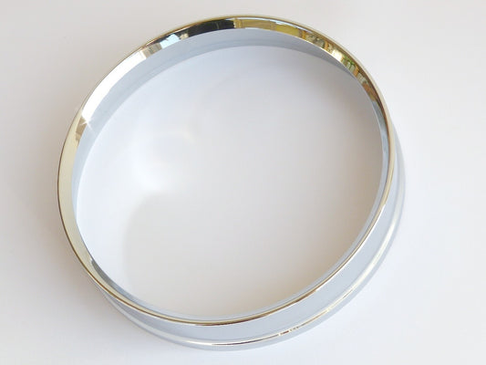 New Chrome Smiths Centre Speedo 5" Gauge Bezels for Classic Mini 1959-67 AJH5134