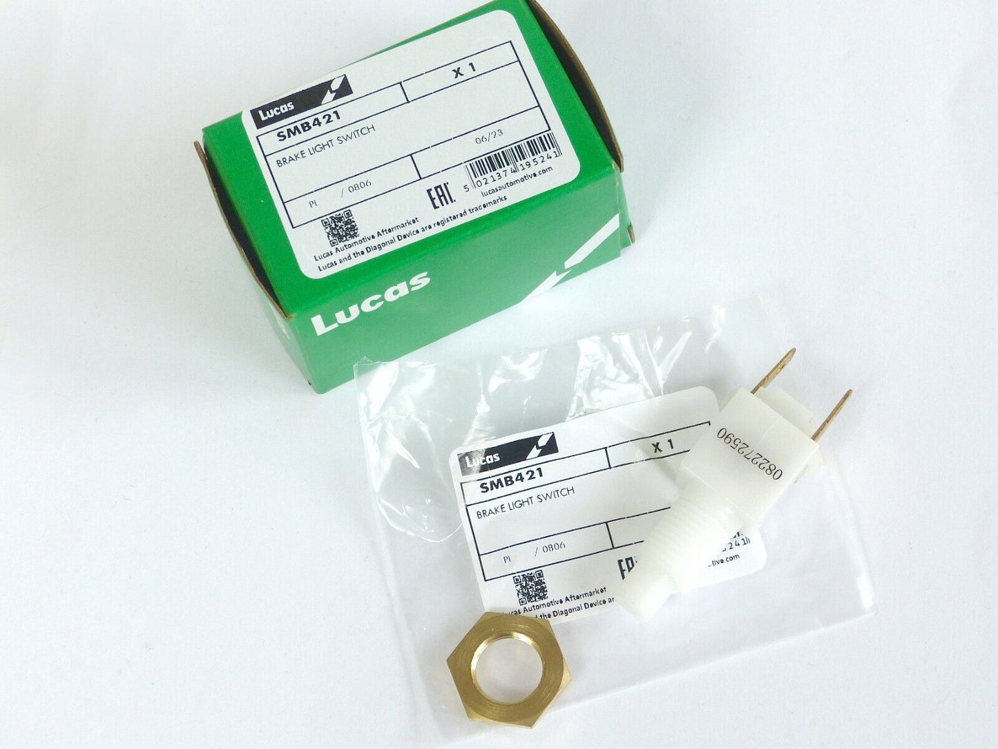 Lucas 124SA Brake Light Switch Triumph TR, Mini, Reliant, SMB421 / 134529