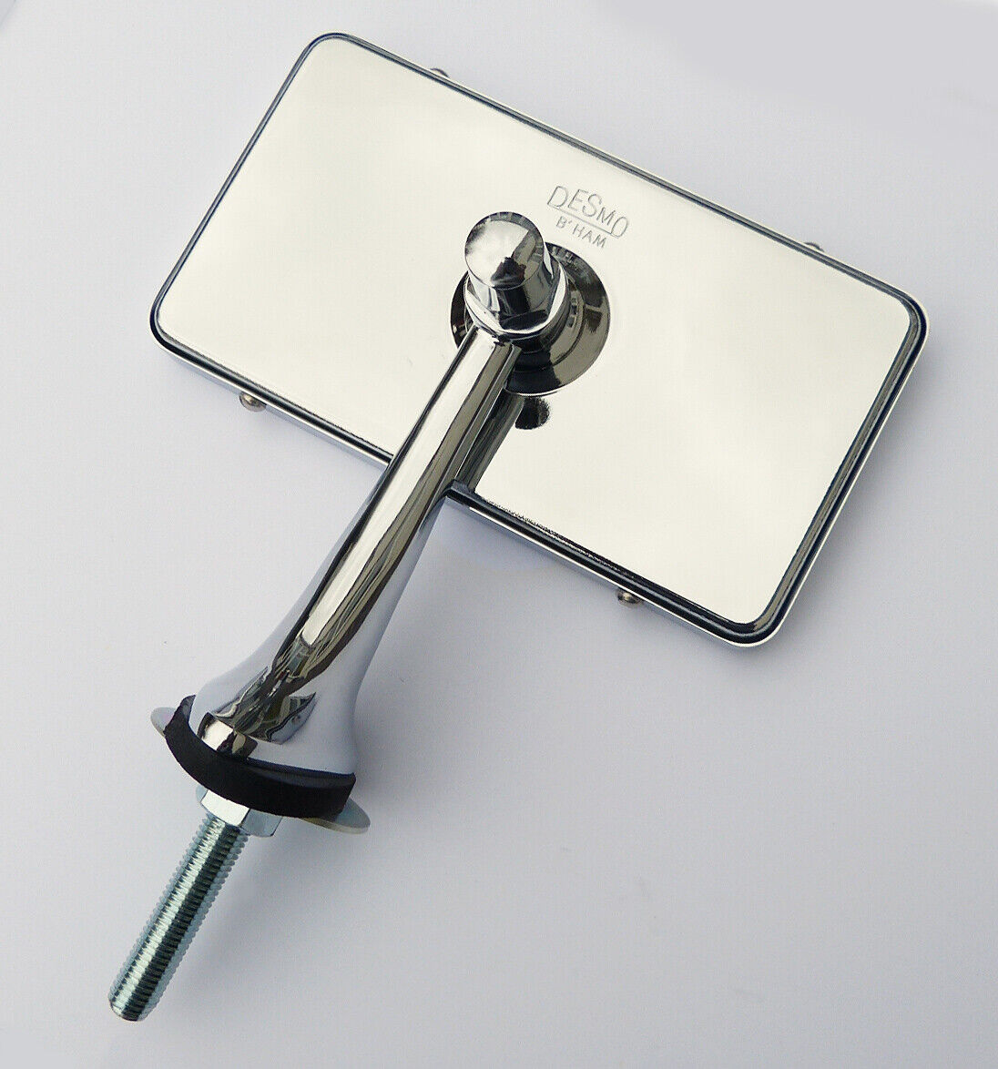 Vintage Desmo Chrome Interior Rear View Dashboard Mounting Adjustable Mirror