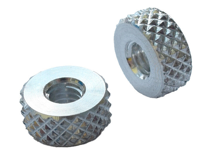 Smiths / British Jaeger Instrument Gauge Pair of Knurled 3BA Fixing Nuts, 17H932