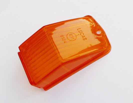 Lucas L677 Amber Indicator Lens for Spitfire, MGB MGBGT, Triumph part 516306