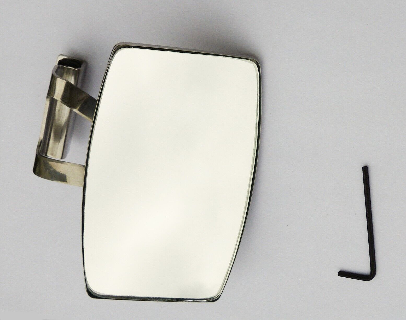 Austin BMC Classic Mini Stainless Steel RH Clamp-On Oblong Overtaking Mirror