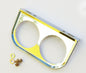 Classic Car 52mm 2¼" Chrome Metal Under Dash Double Fixing Bracket Smiths Gauges