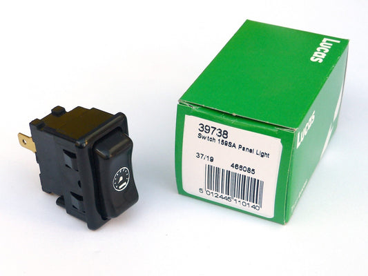 Genuine Lucas 39738 159SA Panel Light Switch for MGB Midget AH Sprite, BHA5112