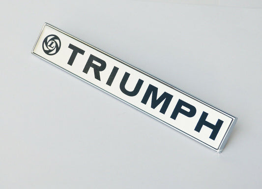 Triumph Spitfire & GT6 Concourse Quality Chrome Rear Boot Badge, Part 627565