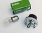 Lucas BAY15D Bulb LLB380 & Type Bulb Holder for TR5 TR6 Spitfire Mk4, 518041