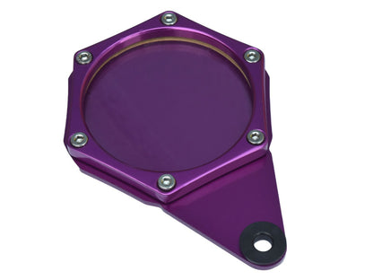 Anodised Aluminium Hexagonal Sport Style Motorcycle Tax Disc Disk Holder