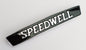 Classic Austin Mini Speedwell Cast Metal Black & Chrome Pin Mounting Badge