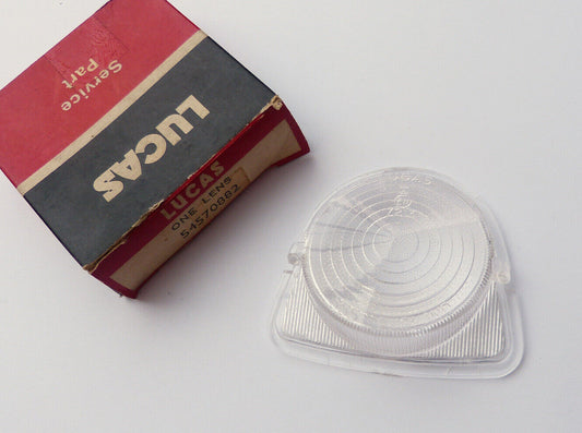 Genuine Lucas L655 / L656 Clear Lens for Austin Morris J4, Lucas 54570882