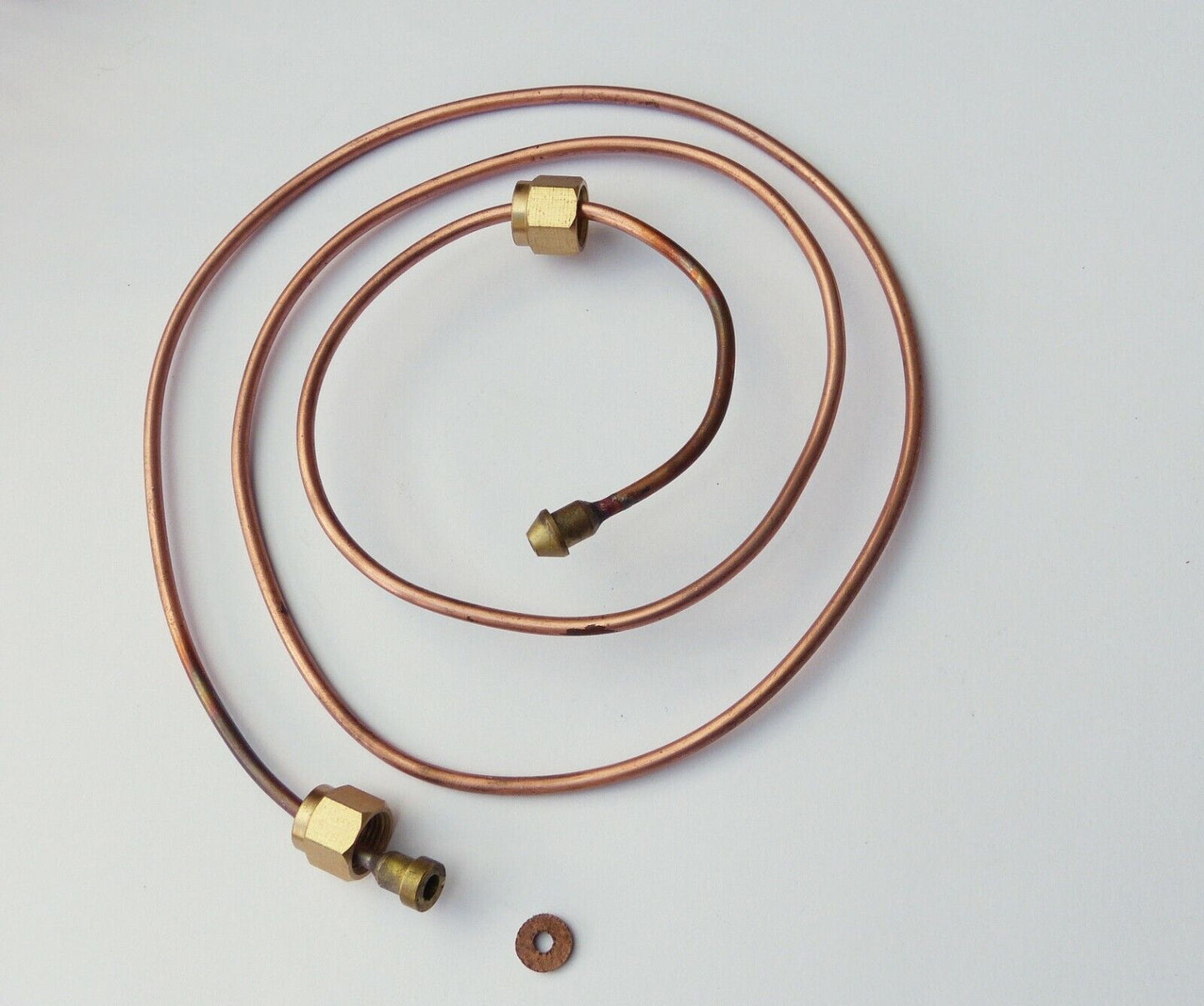 Oil Pressure Copper Feed Pipe for Smiths Gauges, 37 inch, MG AHH6678 & 2K4936
