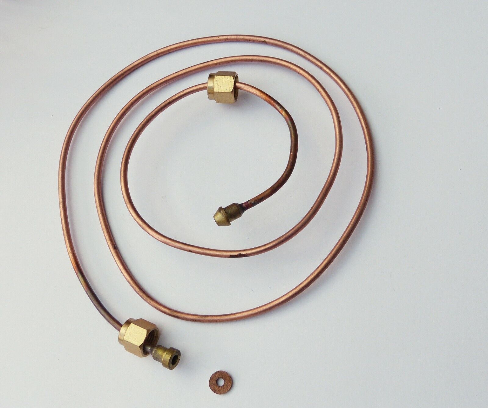 Oil Pressure Copper Feed Pipe for Smiths Gauges, 37 inch, MG AHH6678 & 2K4936