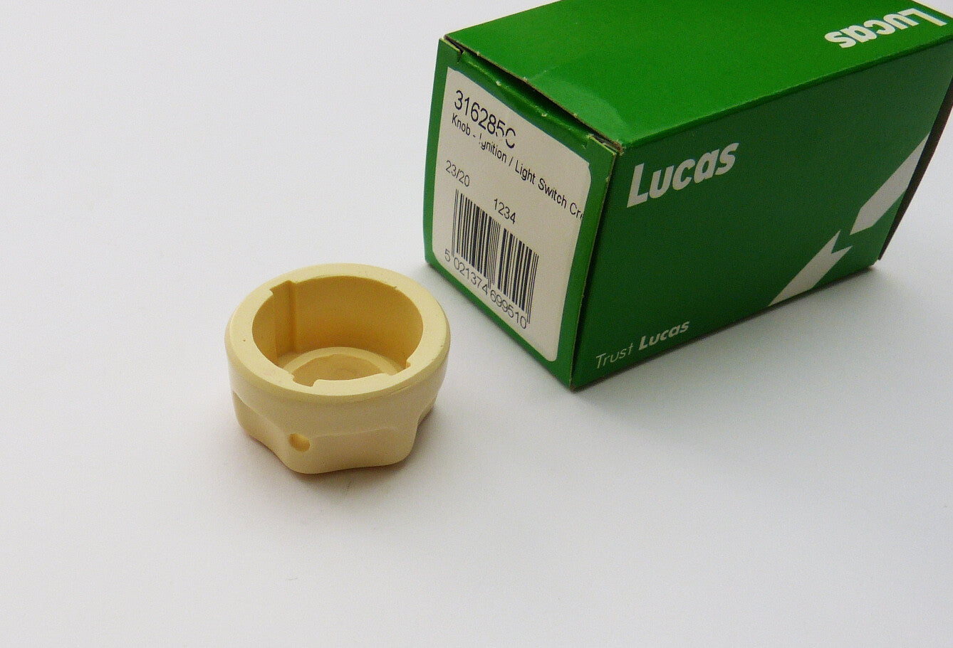 PRS3 Cream Ignition / Light Switch Knob, 3H1558, Lucas 316285 for Morgan