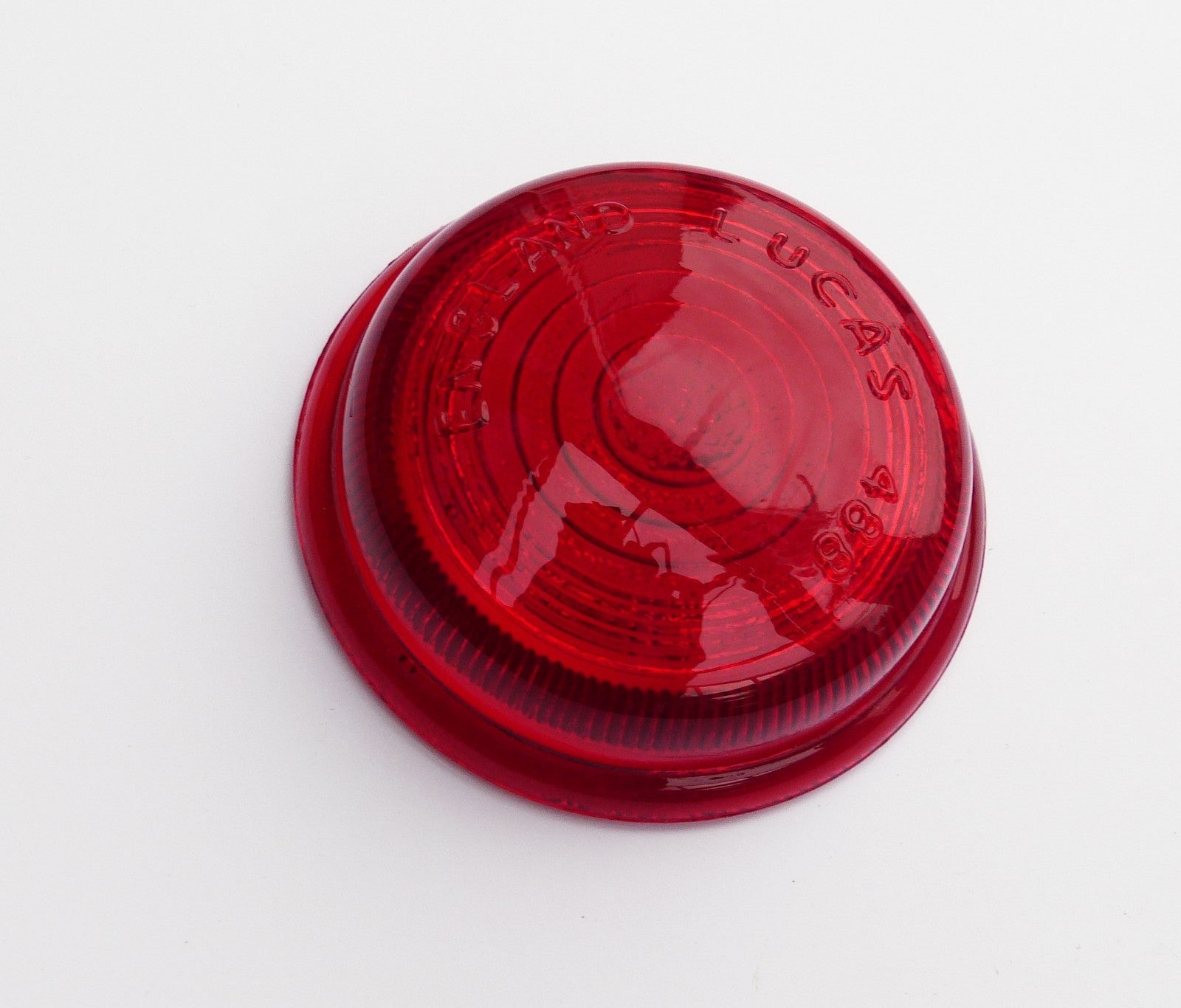 Genuine Lucas L488 Red Glass Lens, 54570664, 7H5183, for Landrover Morris etc
