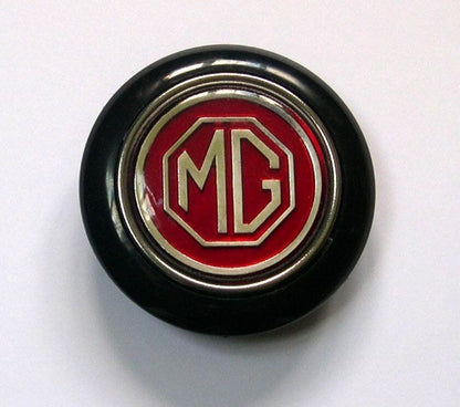 MG Midget Horn Push Switch & Badge, MG part AHA6371