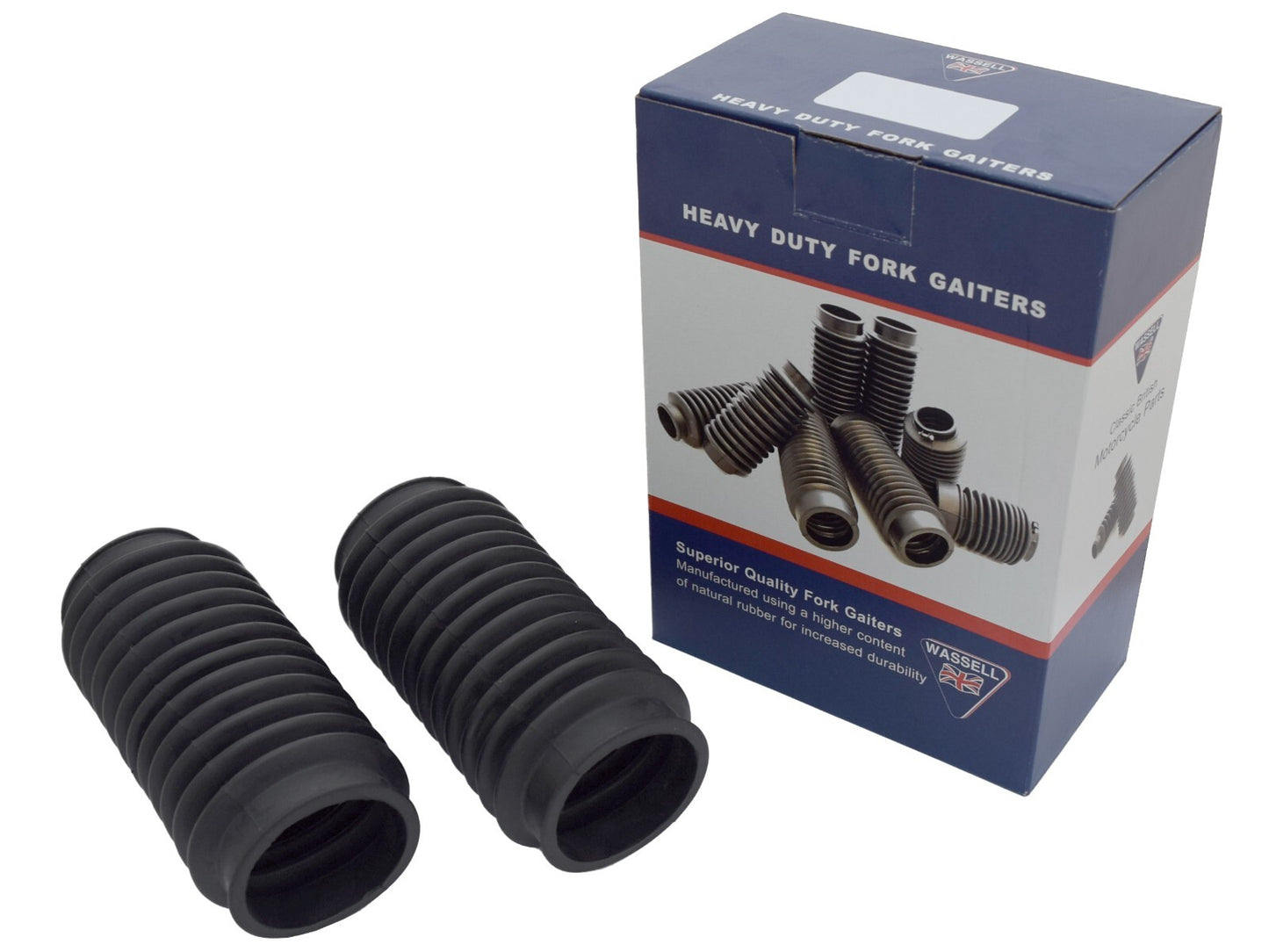 Pair of Heavy Duty Triumph T90, T100, T120, TR6 Front Folk Gaiters 97-1645 FG251