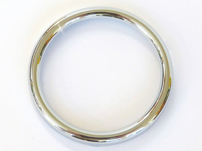 Smiths New Chrome Round Bezel 2¼" (52mm) for Classic Mini Gauges, AJH5182R