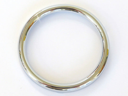 Smiths New Chrome Round Bezel 2¼" (52mm) for Classic Mini Gauges, AJH5182R