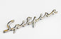 Triumph Chrome "Spitfire" Script / Scroll Badge for Triumph Spitfire, 621468