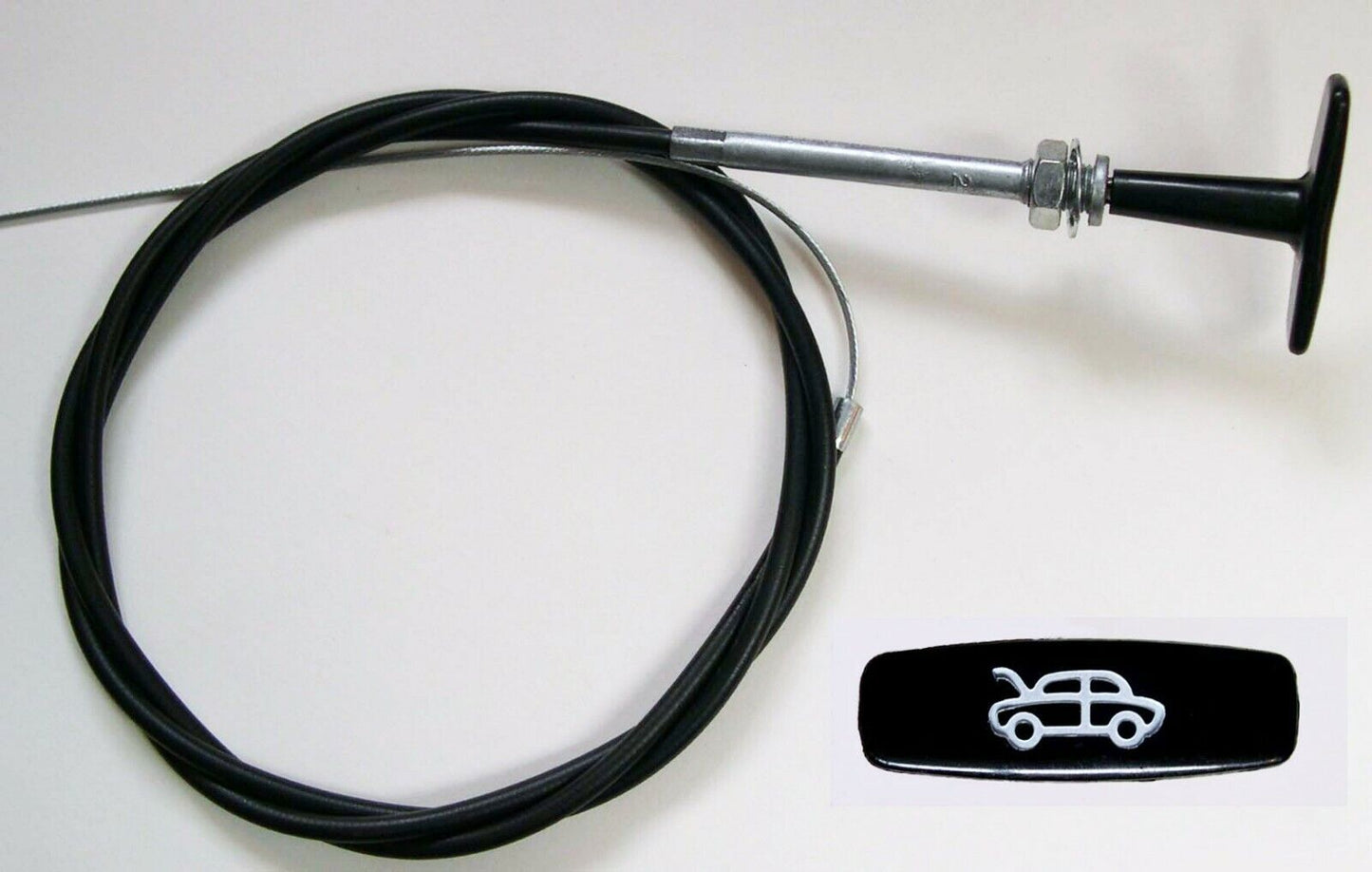 MG Midget & Austin Healey Sprite "T" Handle Bonnet Pull Cable, AHA5653 or CHA460