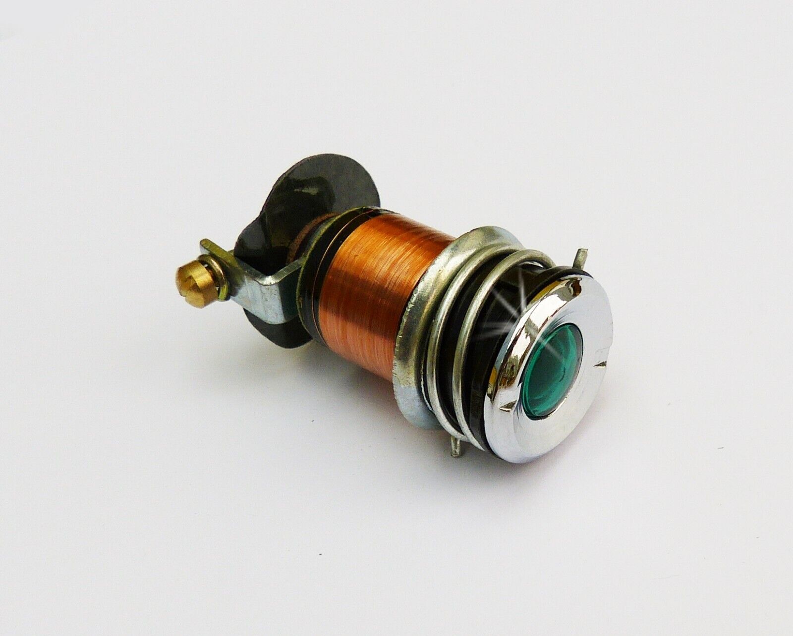 Vintage Lucas WL3/1 Green Warning Lamp, 37H5058, Daimler, MG, Sunbeam S7 & S8