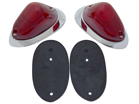 Pair of L549 Rear Lights for Morris Minor 37H5161 & 37H5162, 53576 & 53577