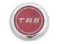 Triumph TR6 Chrome Hubcap and Wheel Centre Badge, Triumph part; 627502