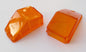 Pair Lucas L677 Amber Indicator Lens for Spitfire, MGB MGBGT, Triumph, 516306