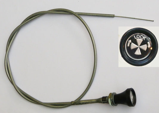MG Midget 1500 Turn & Lock, Locking Choke Cable, MG part CHA446