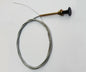 Classic Car Long Universal Choke / Bonnet / Heater Cable with Black Knob