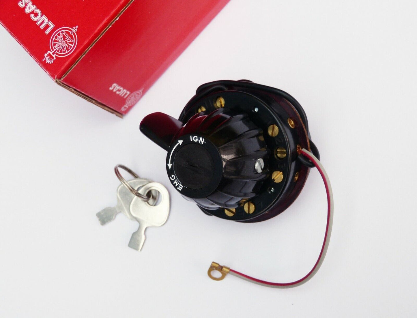 Genuine Lucas 31443 PRS8 Ignition & Light Switch + Spade Keys BSA Norton Triumph