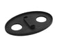 Triumph TR7, TR8 Rubber Door Latch Striker Plate Gasket, Part Number; ZKC369