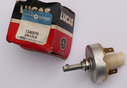 Lucas 39124A NOS 145SA Headlamp Headlight Switch, Chrysler 1240570
