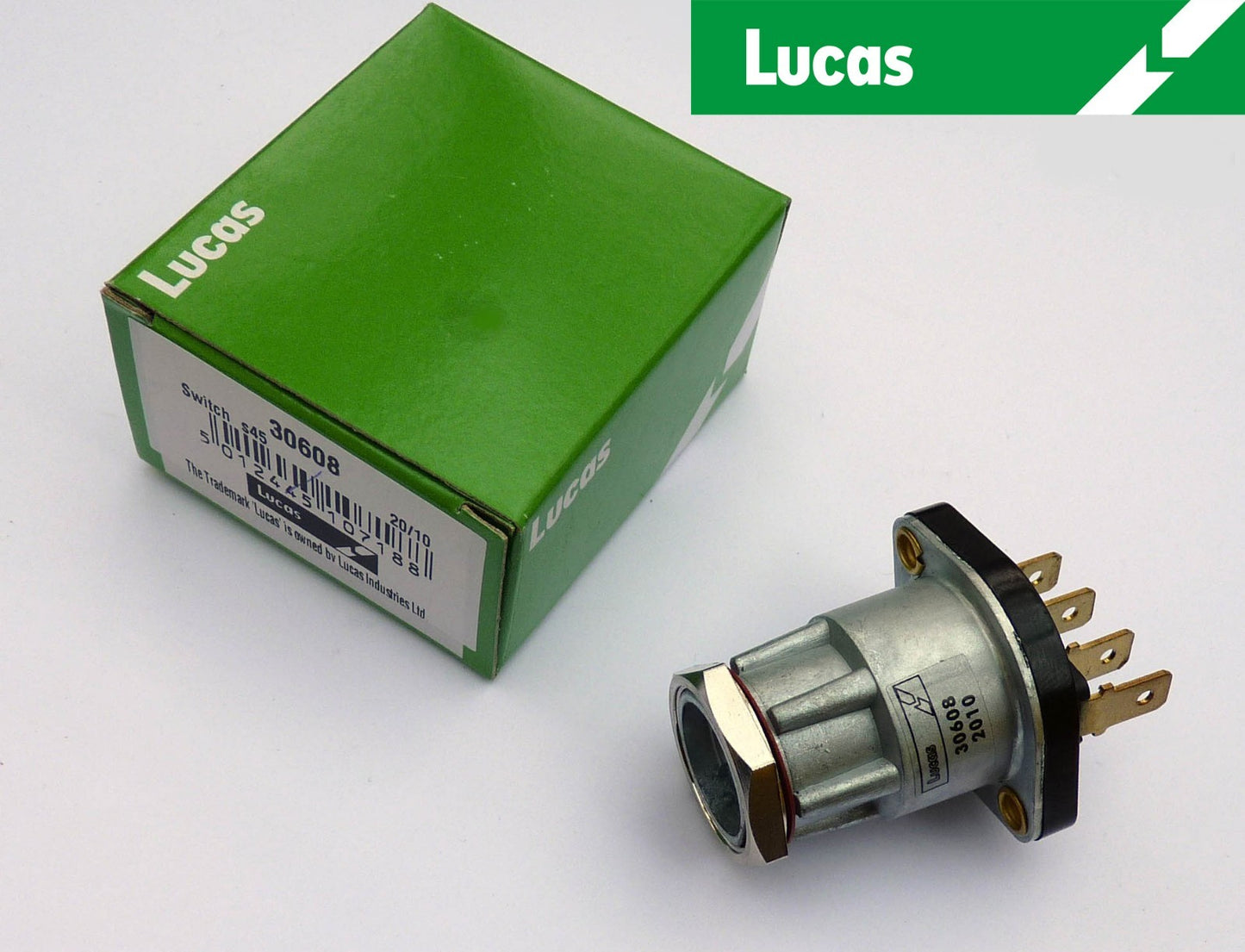 Lucas S45 30608 / 107936 Ignition Switch Fits MGA Triumph TR, BSA, Austin Healey