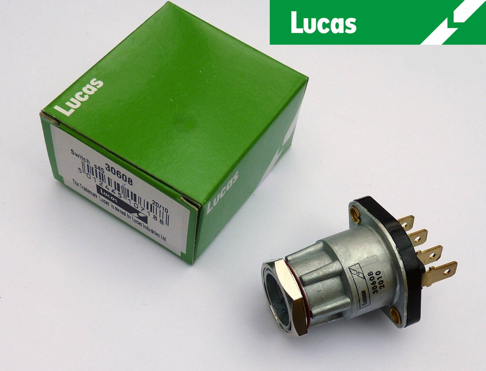 Lucas S45 30608 / 107936 Ignition Switch Fits MGA Triumph TR, BSA, Austin Healey