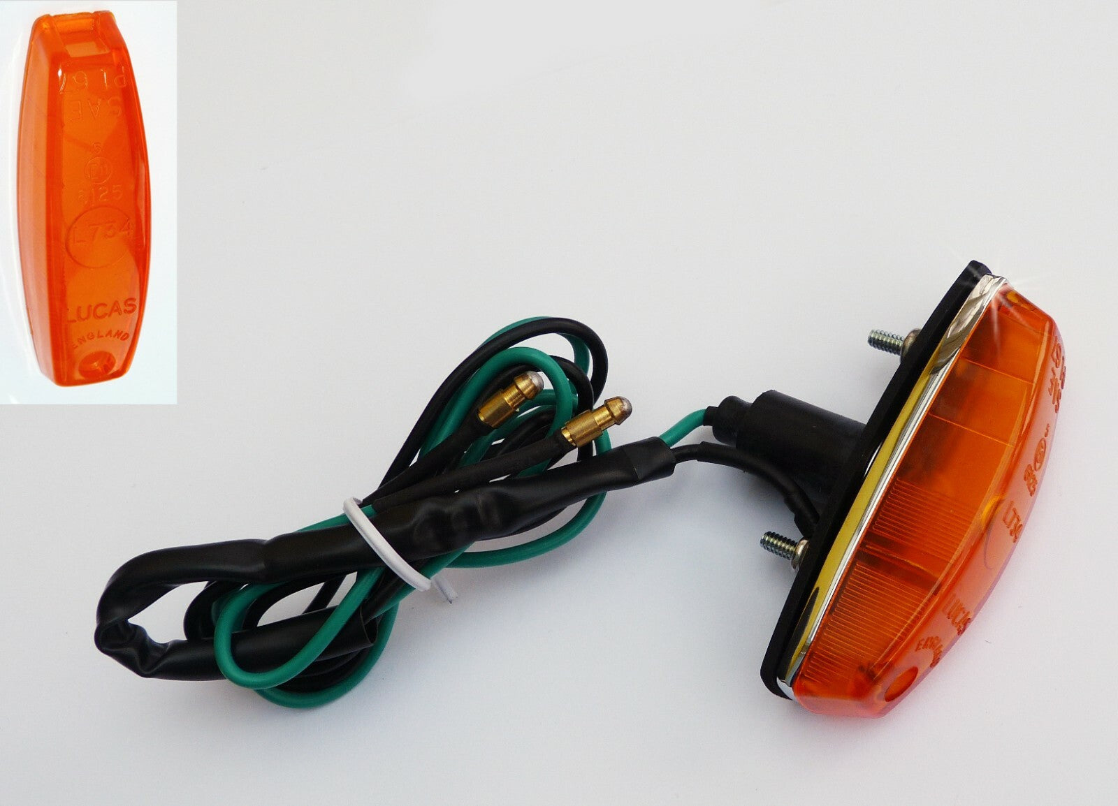 Lucas L734 Amber Indicator Repeater For Jaguar Lotus Mini Mk2 AAU3296A