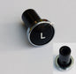 Lucas Type Classic Car Chrome Rimmed Black "L" Lights Knob, Riley Wolseley