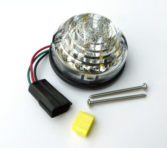 Classic Car Lucas Type L760 Red LED Clear Lens Stop / Tail Lamp, AFU3389 Mini MG