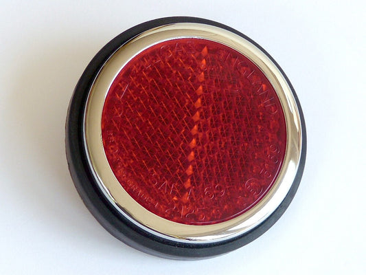 Lucas 57083 RER14 Red Reflector & Chrome Rim, Land Rover Morris Minor BCA4871